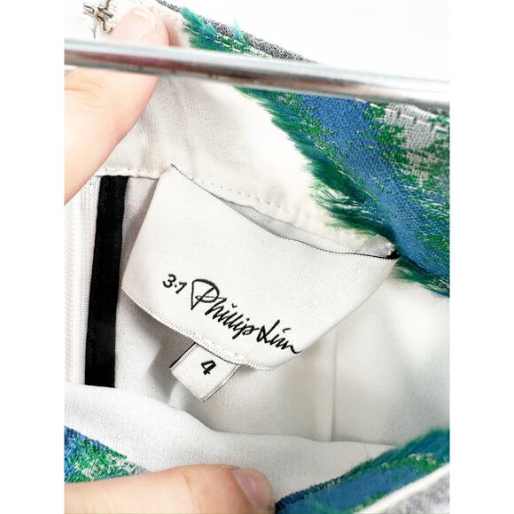 3.1 Phillip Lim Abstract Daisy Floral Print 2 Piece Skirt Jacket SET New - Picture 6 of 9